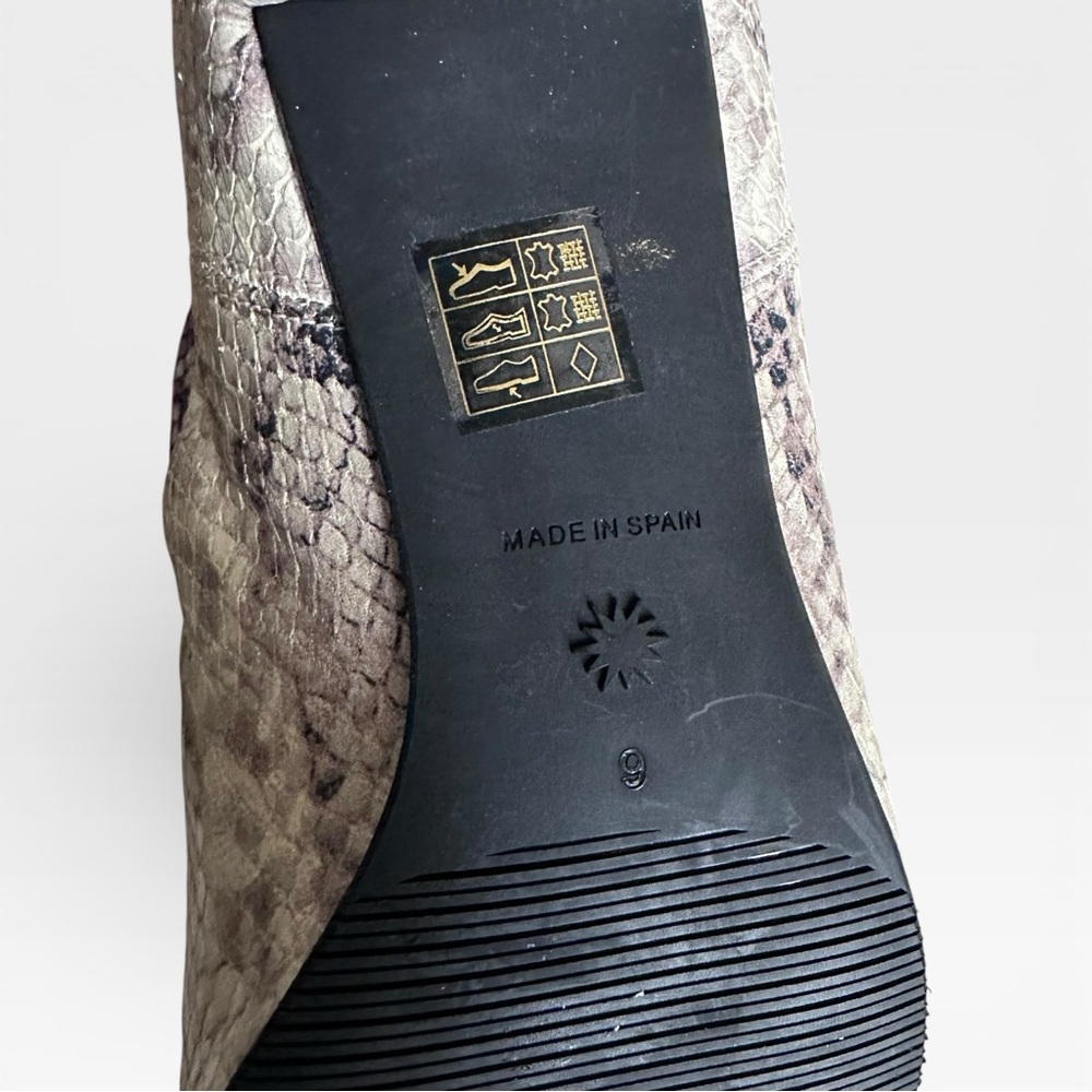 Stuart Weitzman Ernestine Python Print Sock Booti… - image 8